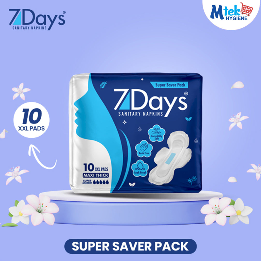 7 Days Sanitary Napkins Maxi Thick Super Saver Pack