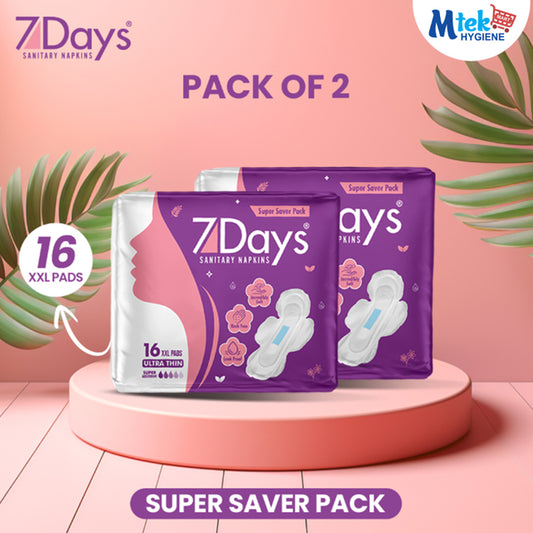 7 Days Sanitary Napkins Ultra Thin Super Saver Pack of 2