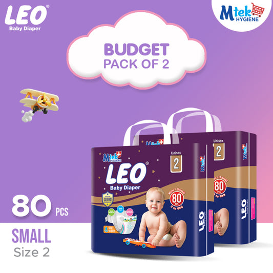 Leo Budget Baby Diaper (Pack of 2)
