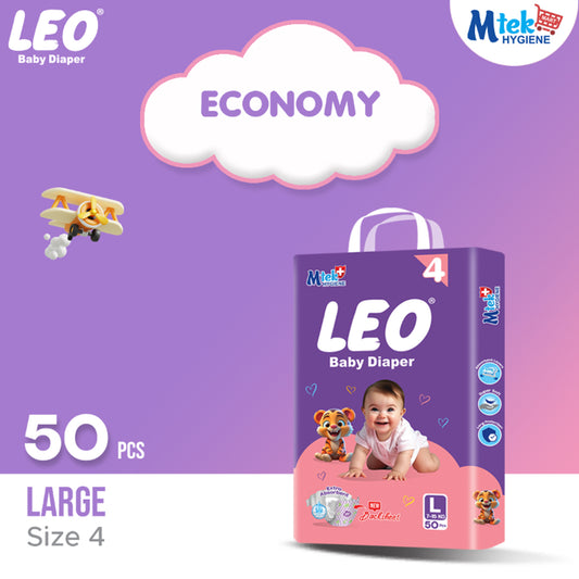 Leo Economy Pack – Size – 4, Large – 50 Pcs