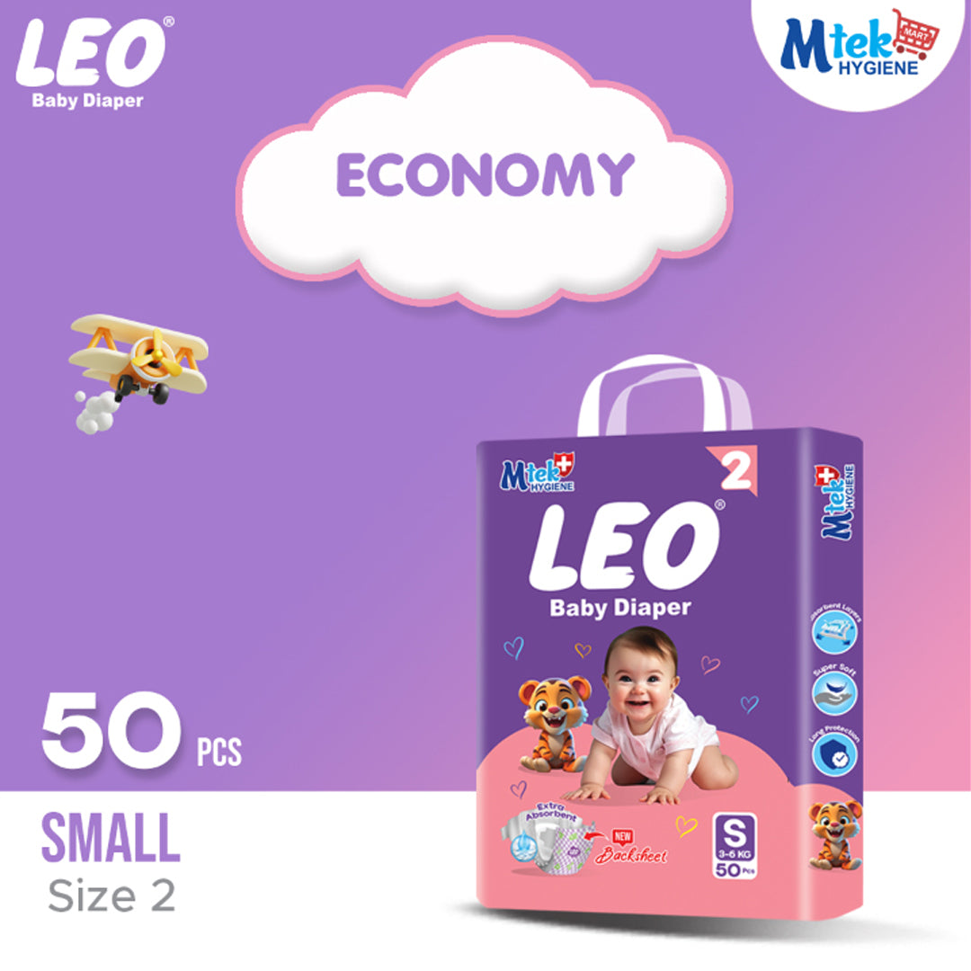 Leo Economy Pack – Size – 2, Small – 50 Pcs