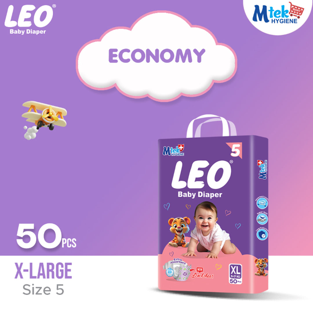 Leo Economy Pack – Size – 5, X Large – 50 Pcs