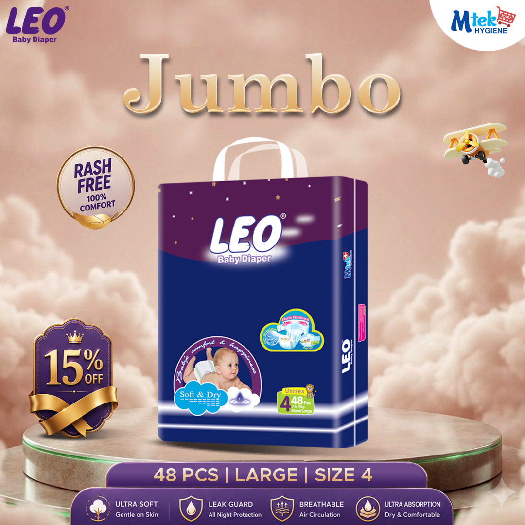 Leo Jumbo Baby Diaper