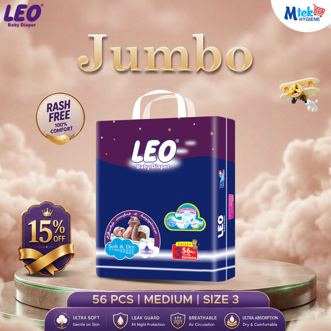Leo Jumbo Baby Diaper