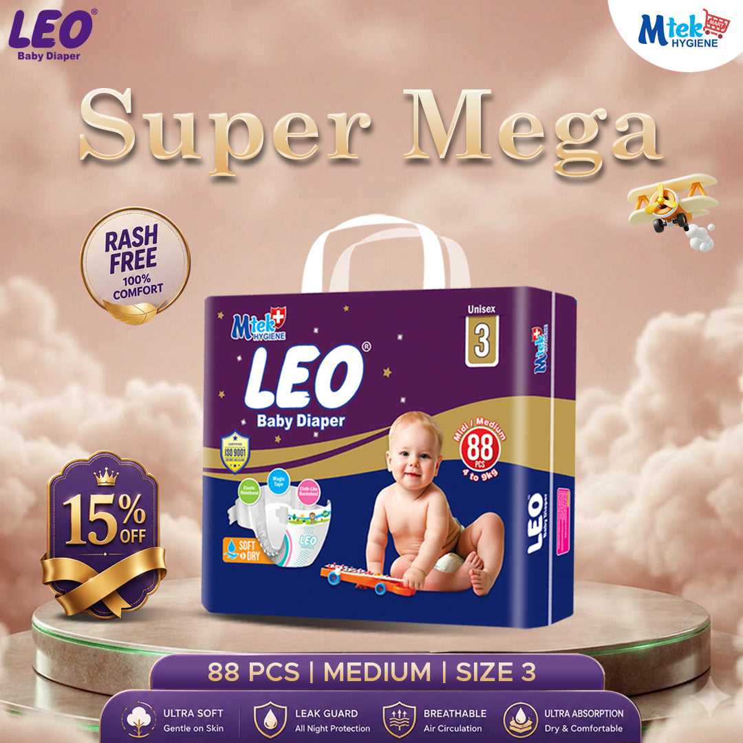 Leo Super Mega Baby Diaper