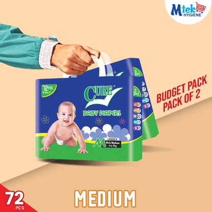 Cure Budget Baby Diaper (Pack of 2)