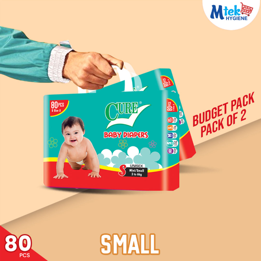 Cure Budget Baby Diaper (Pack of 2)
