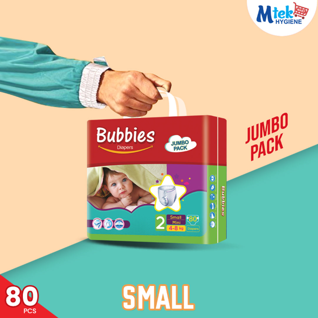 Bubbies Jumbo Pack Baby Diaper