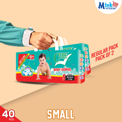 Cure Baby Diaper Regular Double Pack