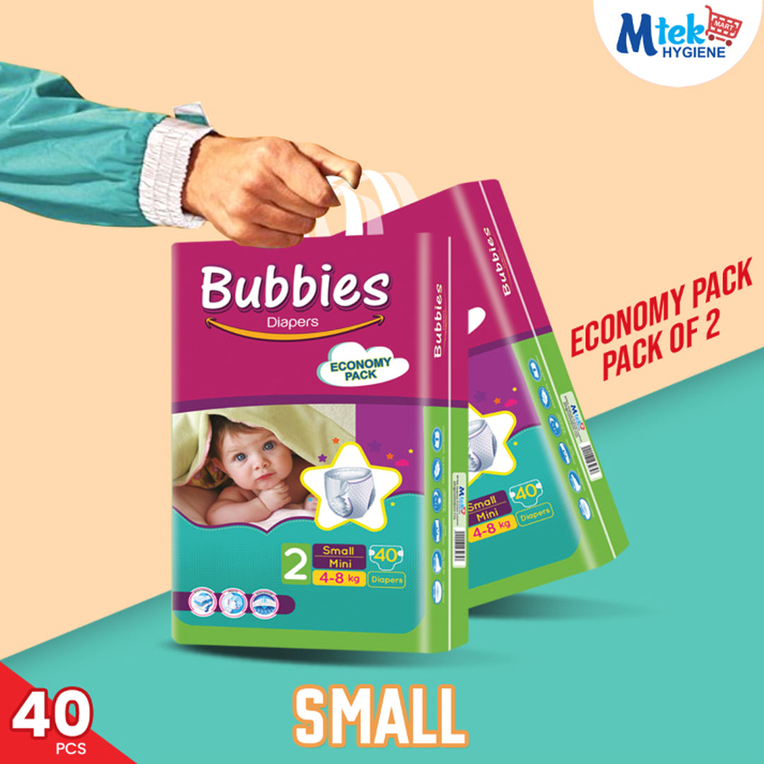 Bubbies Economy Baby Diaper (Pack of 2)