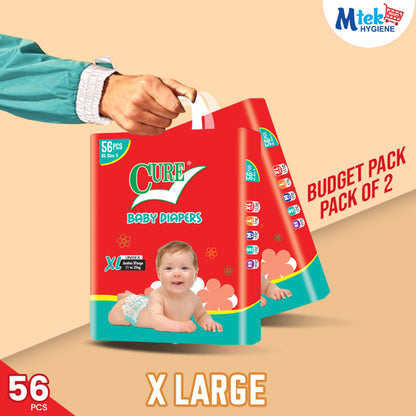 Cure Budget Baby Diaper (Pack of 2)