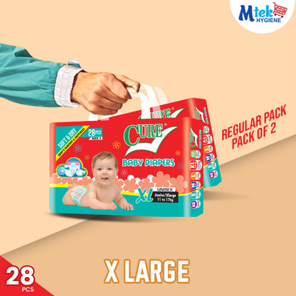 Cure Baby Diaper Regular Double Pack