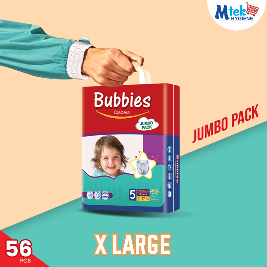 Bubbies Jumbo Pack Baby Diaper
