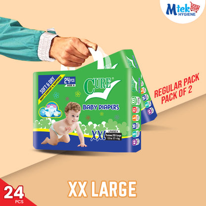 Cure Baby Diaper Regular Double Pack